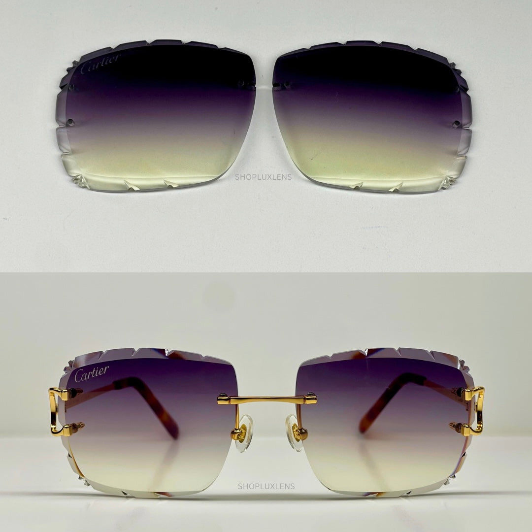 Custom "Mykonos" Diamond Cut Lens