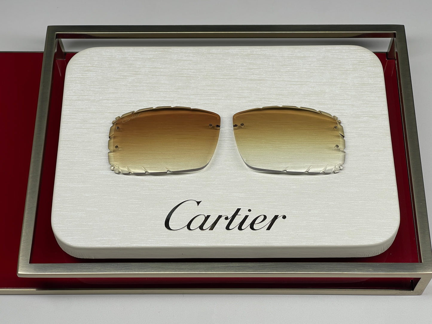 Custom "Carson" Brown Diamond Cut Lens