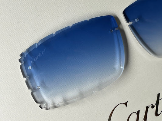 Custom "Carson" Blue Diamond Cut Lens