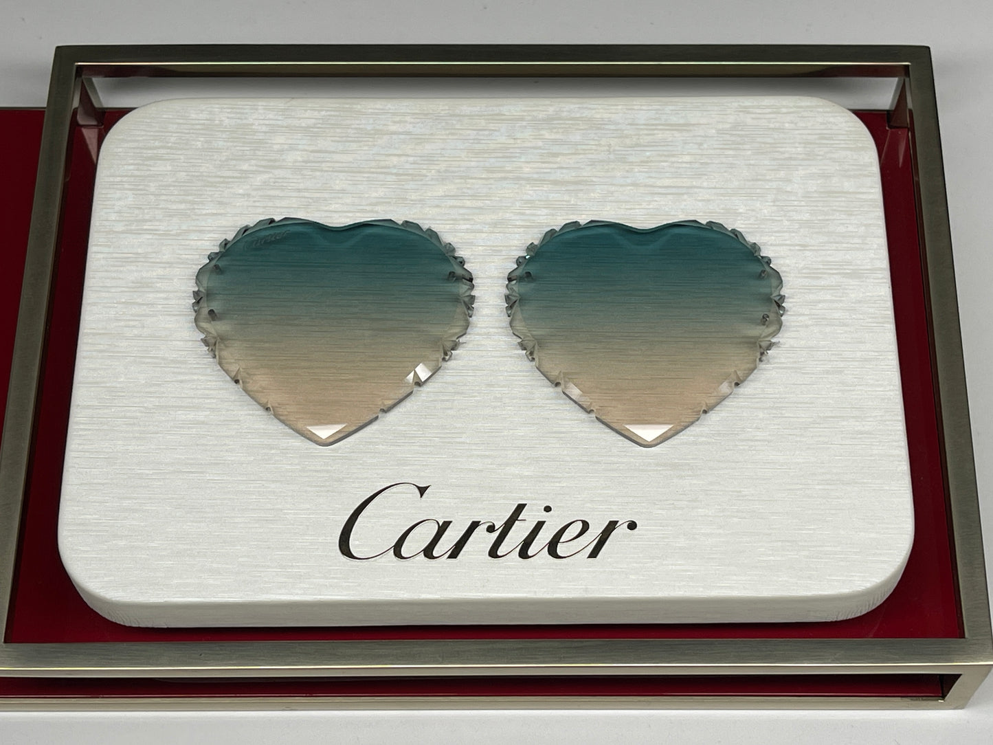 Custom "Heart" Diamond Cut Lens