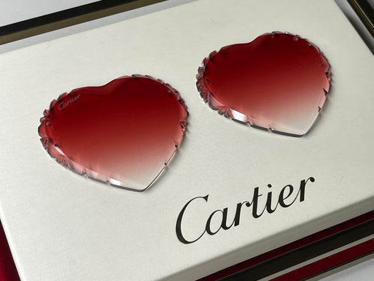 Custom "Heart" Diamond Cut Lens