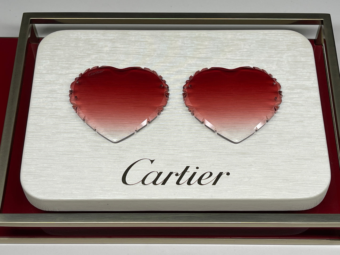 Custom "Heart" Diamond Cut Lens