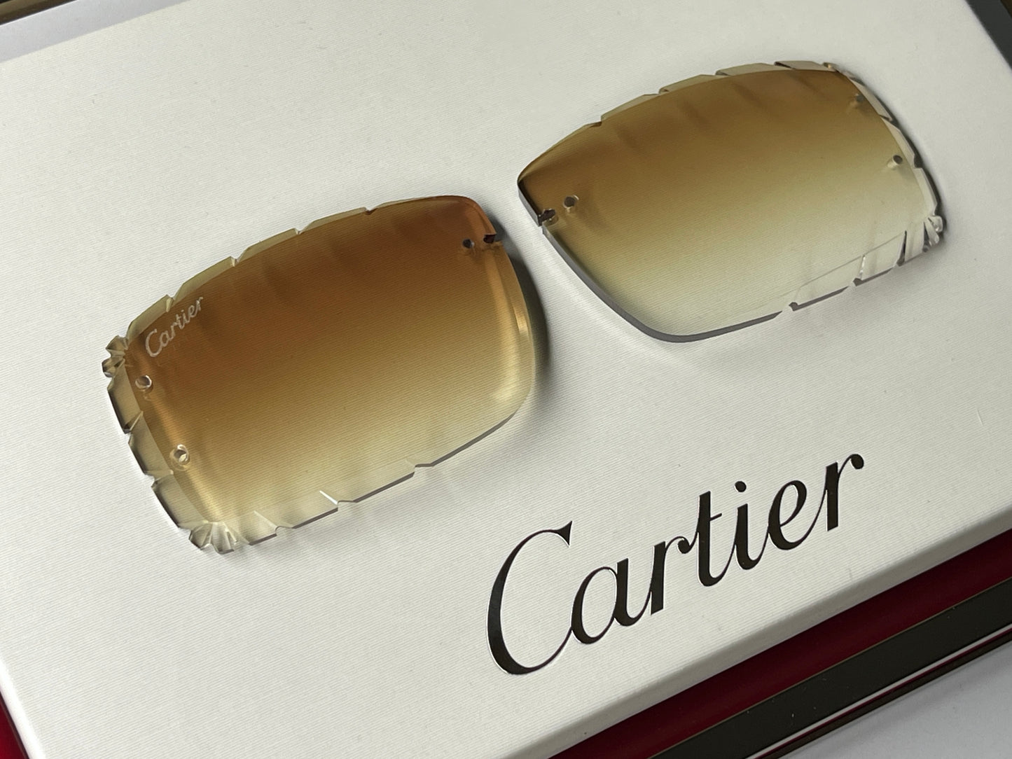 Custom "Carson" Brown Diamond Cut Lens