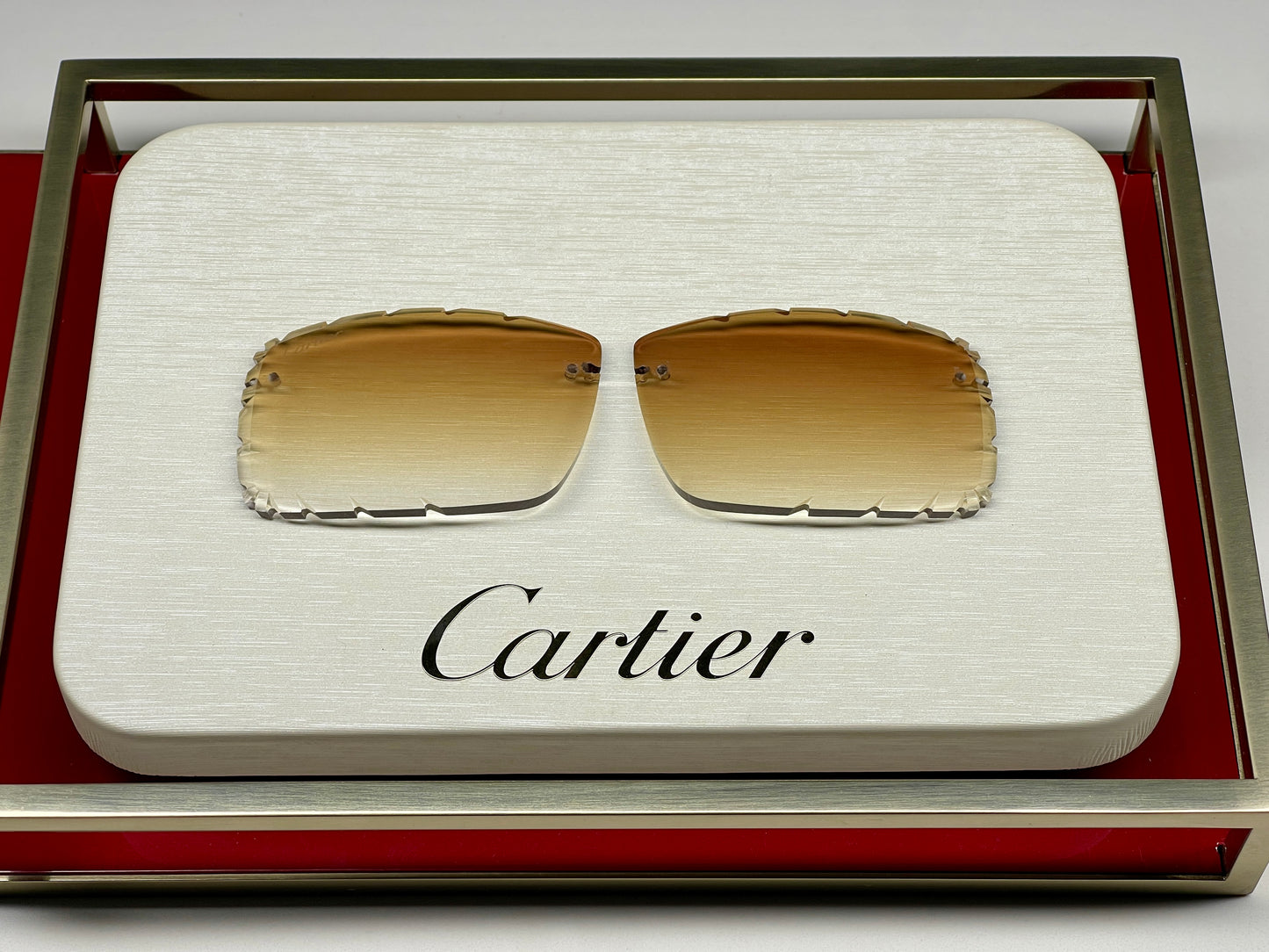 Custom "Carson” Brown Diamond Cut Lens