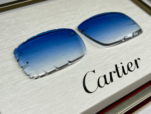 Custom "Carson" Blue Diamond Cut Lens