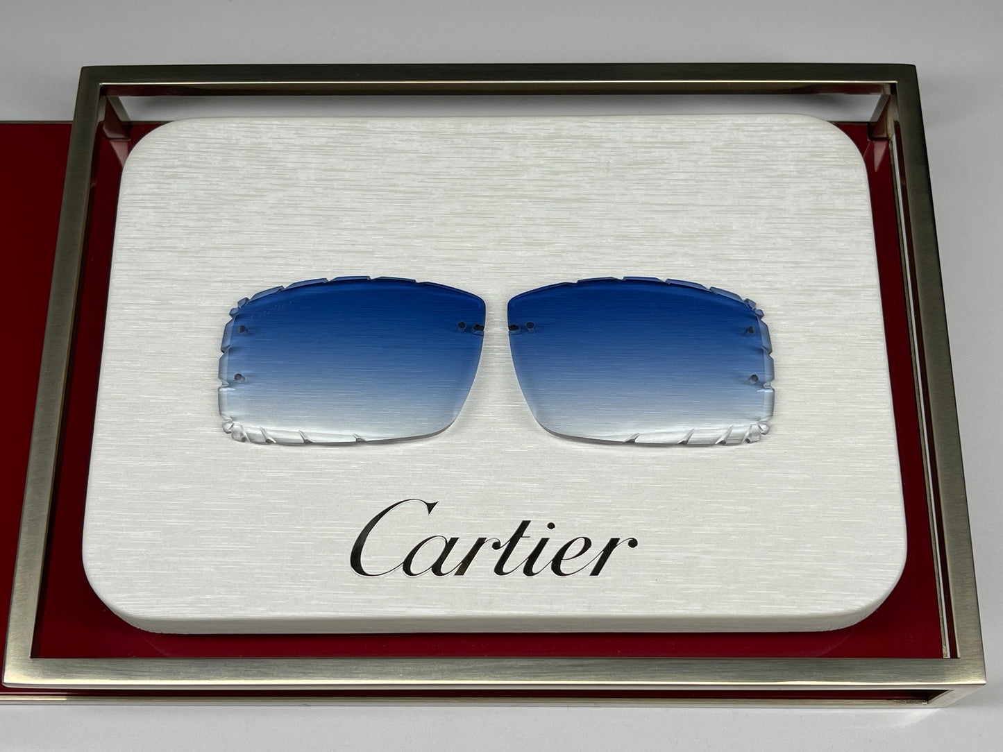 Custom "Carson" Blue Diamond Cut Lens