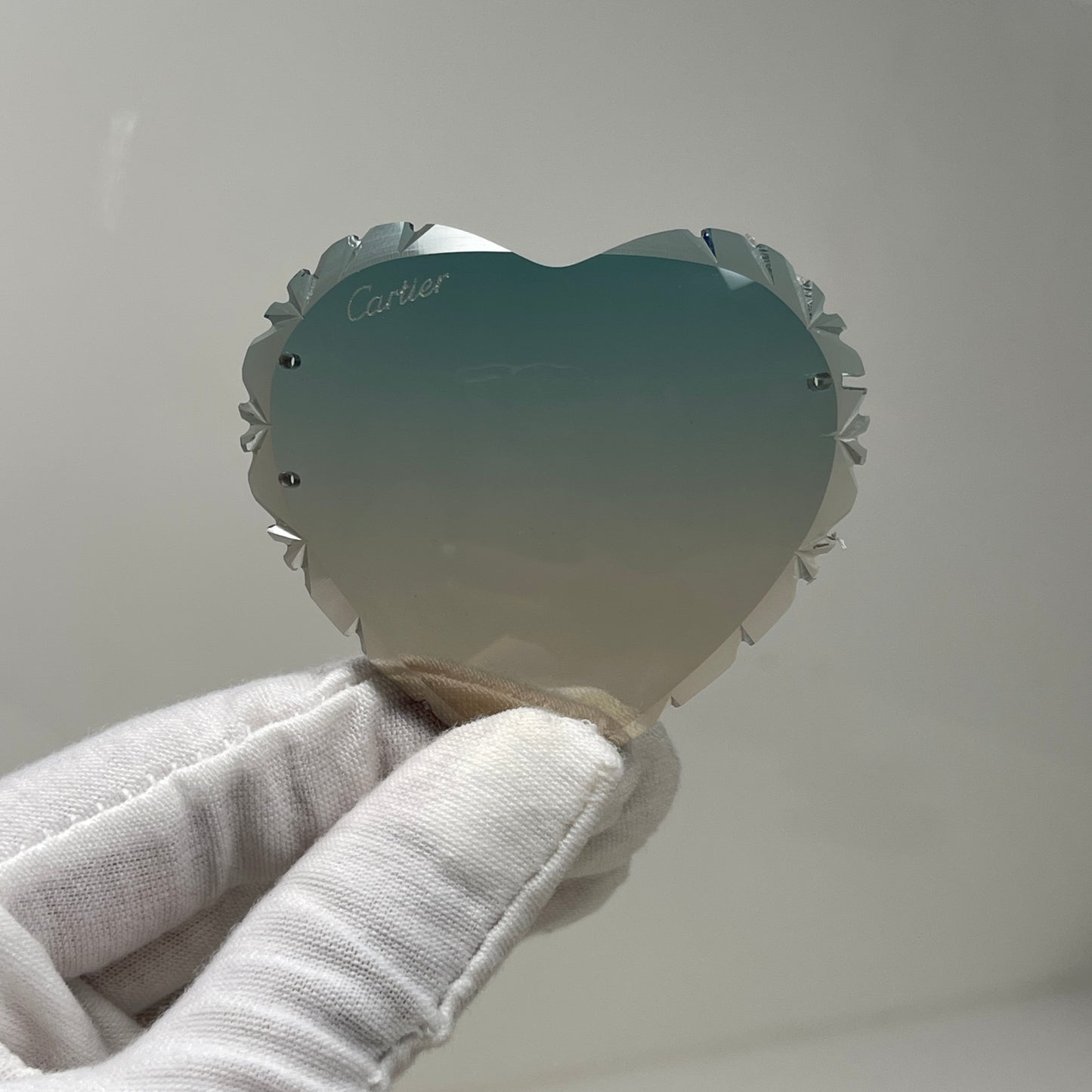 Custom "Heart" Diamond Cut Lens