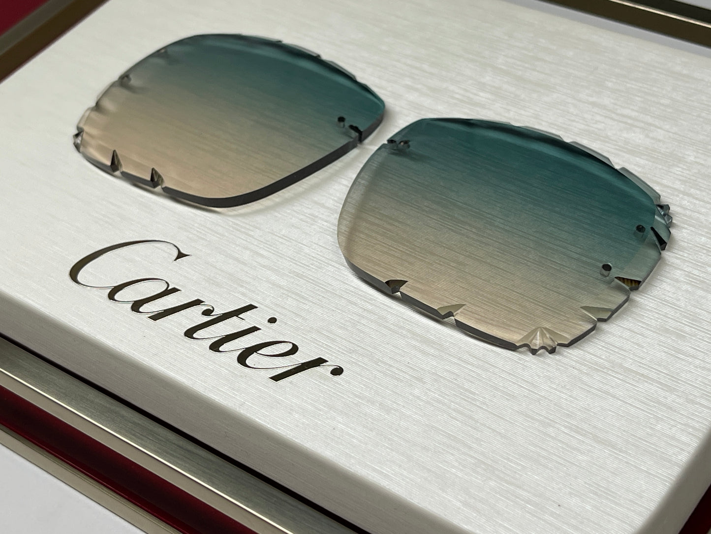 Custom "Mykonos" Diamond Cut Lens