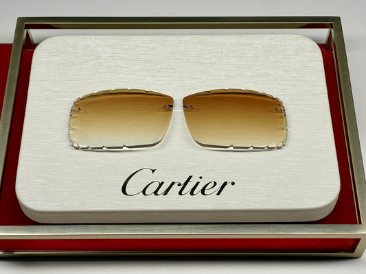 Custom "Carson” Brown Diamond Cut Lens