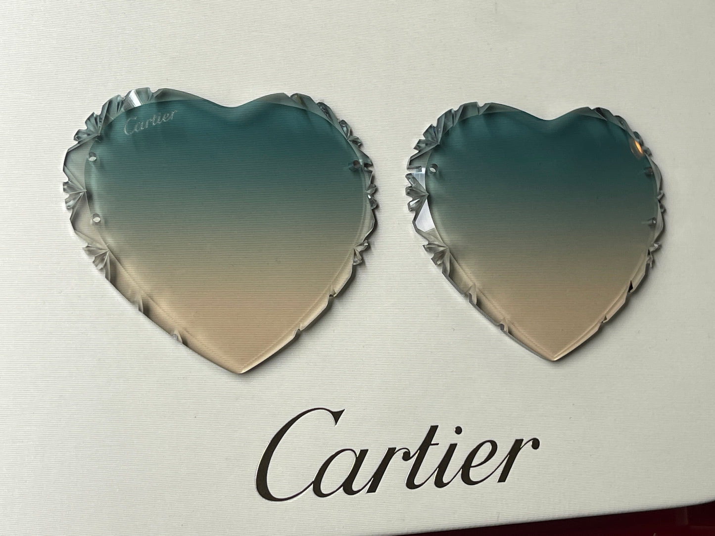 Custom "Heart" Diamond Cut Lens