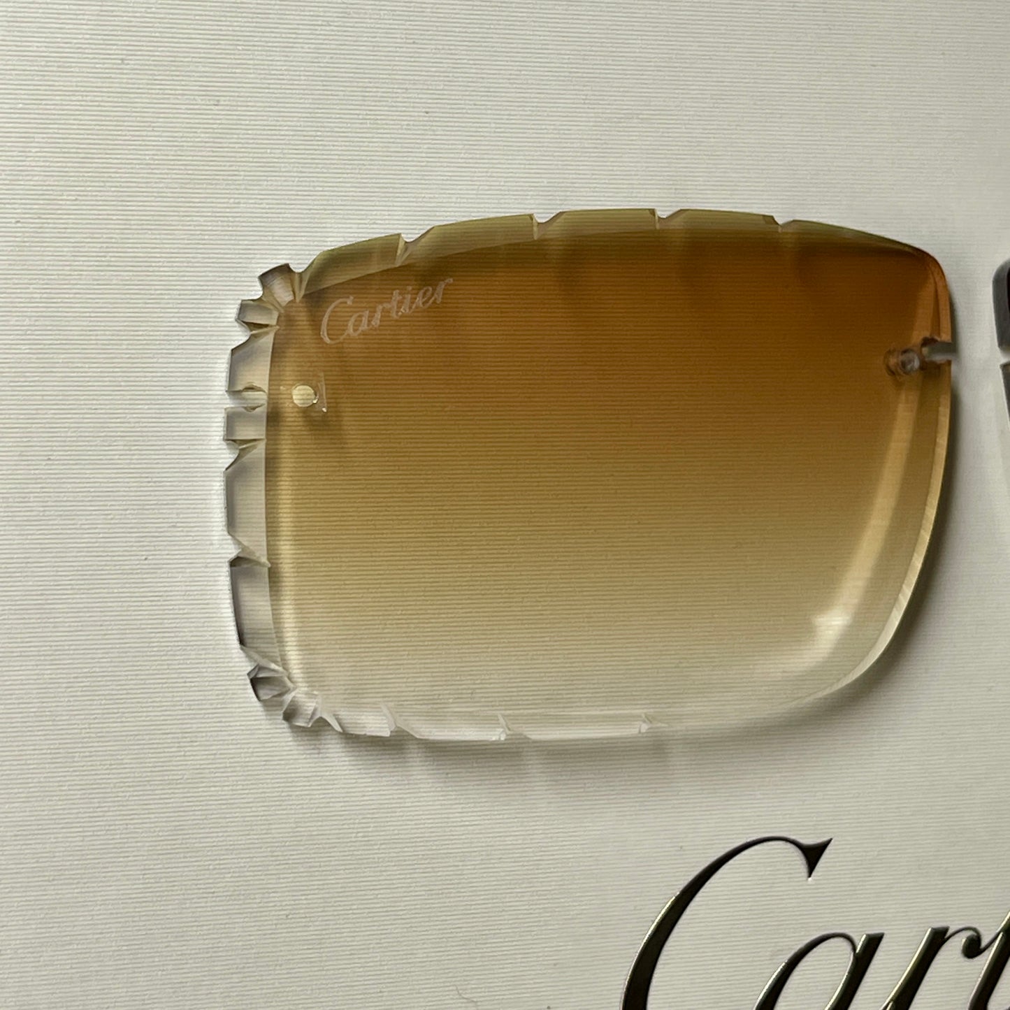 Custom "Carson” Red Diamond Cut Lens