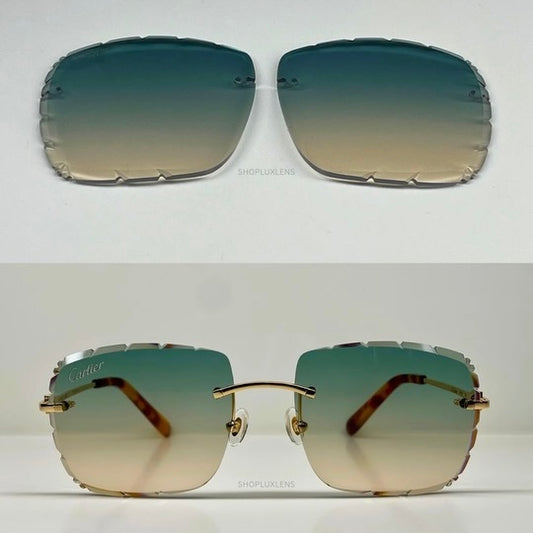 Custom "Mykonos" Diamond Cut Lens