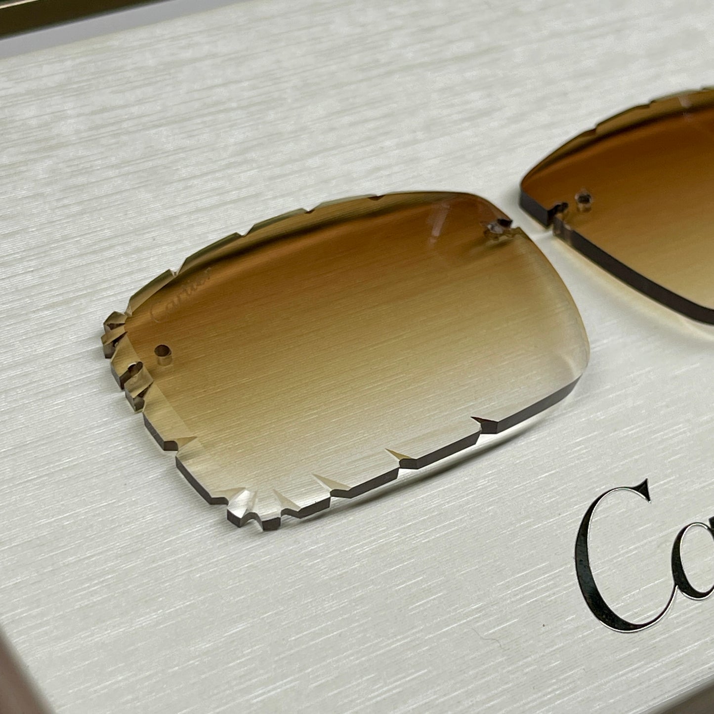Custom "Carson” Brown Diamond Cut Lens