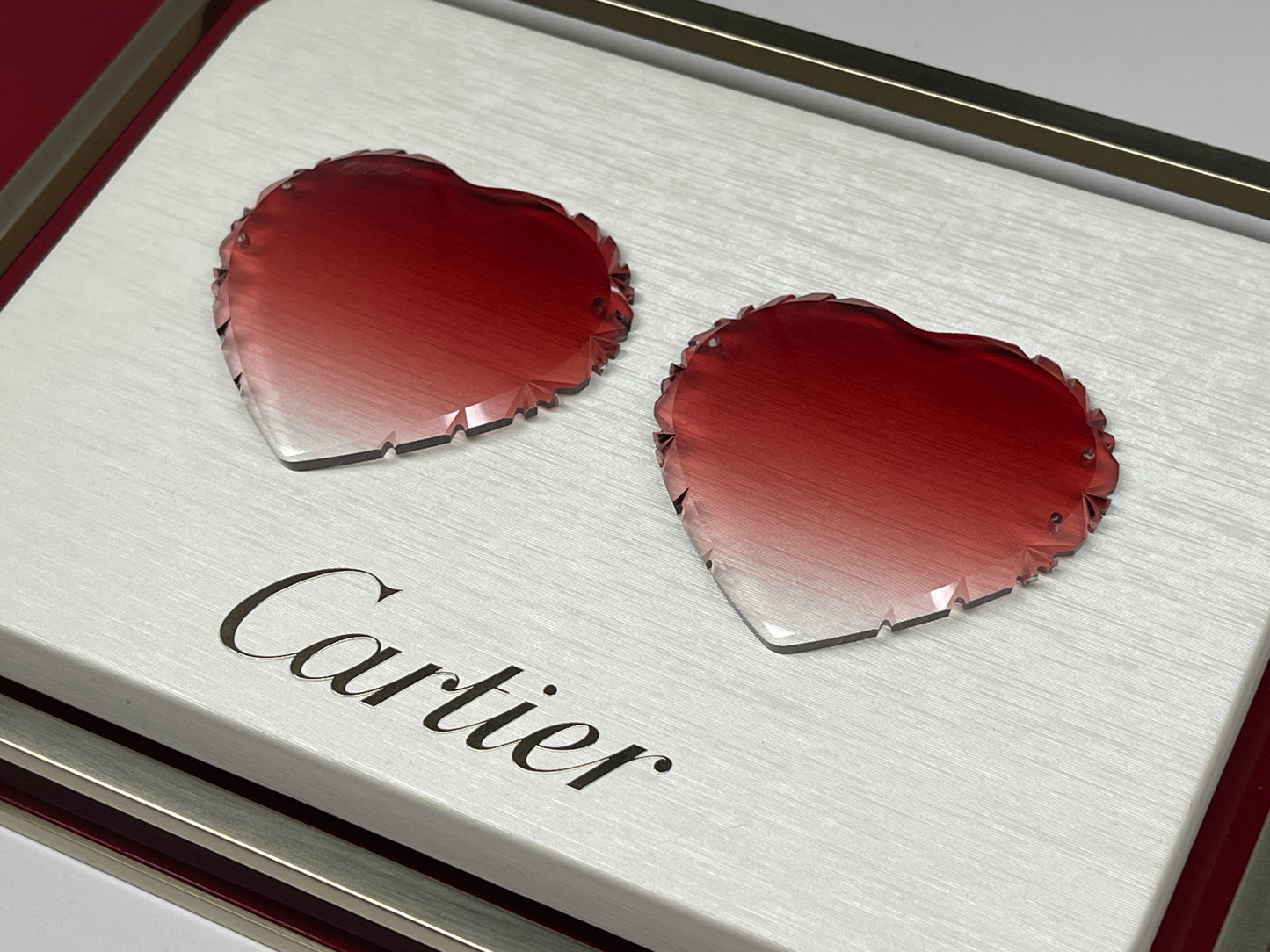Custom "Heart" Diamond Cut Lens